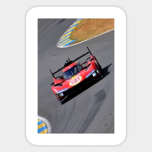 Ferrari 499P no51 24 Hours of Le Mans 2023 Sticker